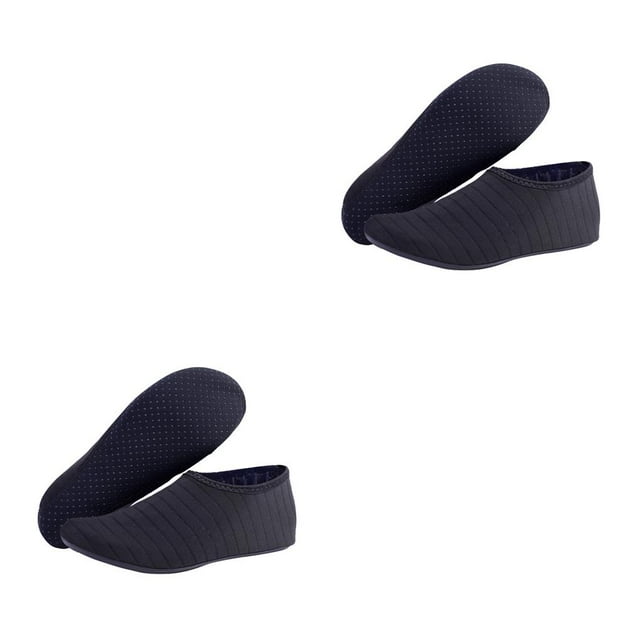 Eigraketly 1 par de zapatos de playa antideslizantes elásticos de secado rápido calcetines descalzos exterior cómodo surf bajo el agua negro XXS Type2 NO2 Eigraketly CBP218491