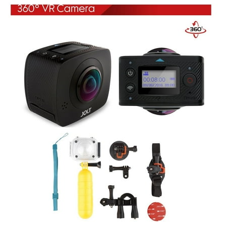 GIGABYTE JOLT Duo 360 Spherical VR WiFi Action Camera with Waterproof Case (Best 360 3d Camera)