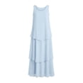 thumbnail image 6 of Dvprdro Womens Casual Beach Maxi Dress Chiffon Crew Neck Sleeveless Scallop Hem A Line Dress Solid Flowy, 6 of 8