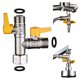 thumbnail image 3 of Adaptador de latón G 1/2 de tres vías reversible para manguera de ducha Fiudx, 3 of 7