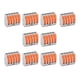thumbnail image 4 of Conector De Bloque De Terminales, Abrazadera De Bloque De Alambre Terminal De Abrazadera Conector De Cable Duro Flexible 10 Piezas Estructura Estable Para Conector De Cable Para La ANGGREK JA1010, 4 of 8