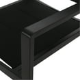 thumbnail image 4 of Aluminum Mesh Seat Dining Chair - Black, Weather , Modern Outdoor, 22"depth X 23"width 32.64"height Black Frame, Seat, Modern, 23"w 22"d 32.64"h, 4 of 7