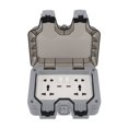 thumbnail image 4 of Caja de enchufe impermeable IP66 para exteriores, 13A, 16A, a prueba de arena, resistente a la intemperie, enchufe con interruptor para exteriores, estándar europeo de 250V, 4 of 5