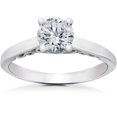 thumbnail image 1 of 1/2 ct Lab Created Eco Friendly Diamond Gabriella Engagement Ring 14k White Gold, 1 of 3