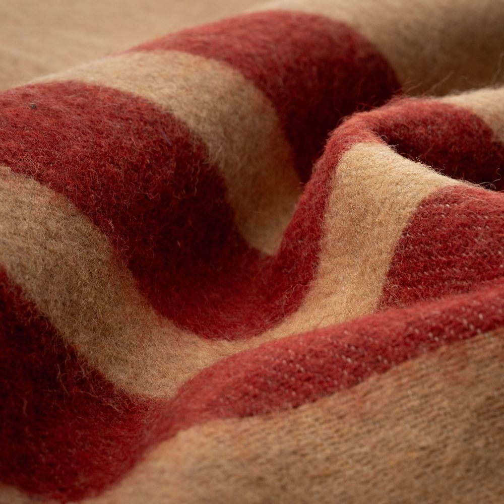 Arcturus Rainier Striped Wool Blanket (64" x 88"), 4.5 lbs