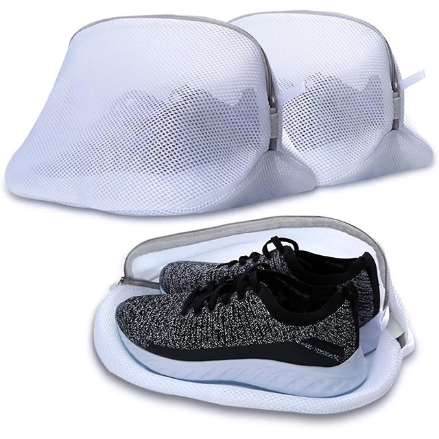 3 Laundry Net For Shoes / Sneakers, Shoe Laundry Bag With Zipper For Washing Machine, Shoe Net, Shoe Bag, Laundry Bag Protection Laundry Nets For Stor