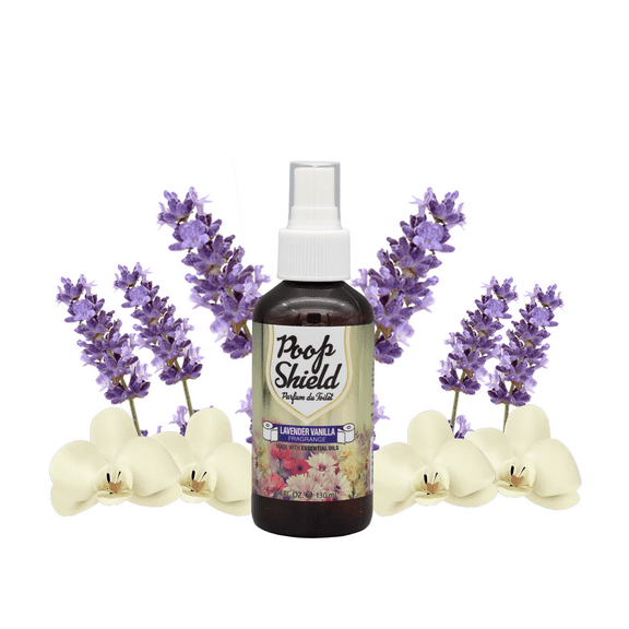 Poo Shield Toilet Spray 4 FL. OZ. Lavender Vanilla Fragrance