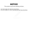 thumbnail image 2 of Transit Auto Rear Disc Brake Caliper Rotors and Ceramic Pads Kit for Car Cadillac XTS KC8-103271N, 2 of 11