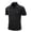 Black, variant on LINGLANG Men's Large Size Cargo Shirt Outdoor Military Style Short Sleeve Casual Workwear Utility Top