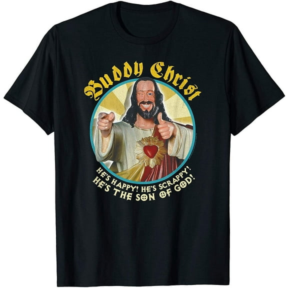 NEW LIMITED Buddy Christ Funny Son Of God Cool Humor Jokes T-Shirt - MADE IN USA