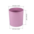 thumbnail image 2 of Uxcell 6" Round Plastic Planter Flowerpot Container Indoor Outdoor, Pink 4 Pack, 2 of 6