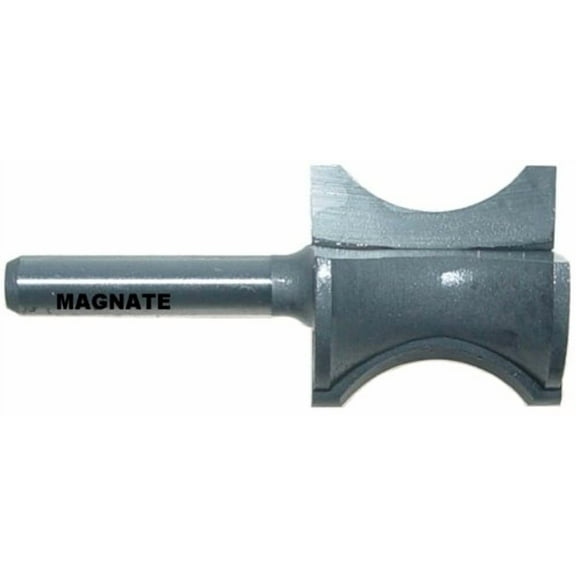 Magnate 1325 Finger Nail Router Bit — 3/4" Bead Height; 3/16" Cutting Depth; 1/4" Shank Diameter; 1" Overall Diameter; 1-1/4" Shank Length