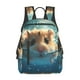 thumbnail image 1 of Balery Cute Swimming Guinea Pig Mochila ligera para hombre y mujer: duradera e impermeable, ideal para la escuela, el trabajo, viajes y uso diario., 1 of 7