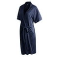thumbnail image 2 of Richie House Short Kimono Robe Women's Sleeve Cotton Bathrobe Party Dressing Gown Sleepwear RHW2753-6-S, 2 of 3