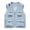 Light Blue, variant on SHTXOZHI Mens Plus Size Outerwear Vests Sleeveless Breathable Cargo Jackets Casual Work Hiking Tops with Multi-Pockets