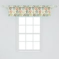 thumbnail image 2 of Ambesonne Grunge Window Valance, Vintage Falling Leaves, 54" X 12", Multicolor, 2 of 3