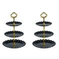 thumbnail image 2 of EGNMCR 3-Tier Cupcake Stand Cake Dessert Wedding Event Party Display Tower Round baking tool, 2 of 3