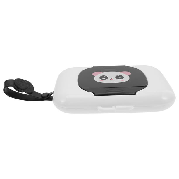 EeaseMX Dispensador de toallitas húmedas para bebés, soporte portátil para toallitas húmedas para exteriores, caja de pañuelos húmedos