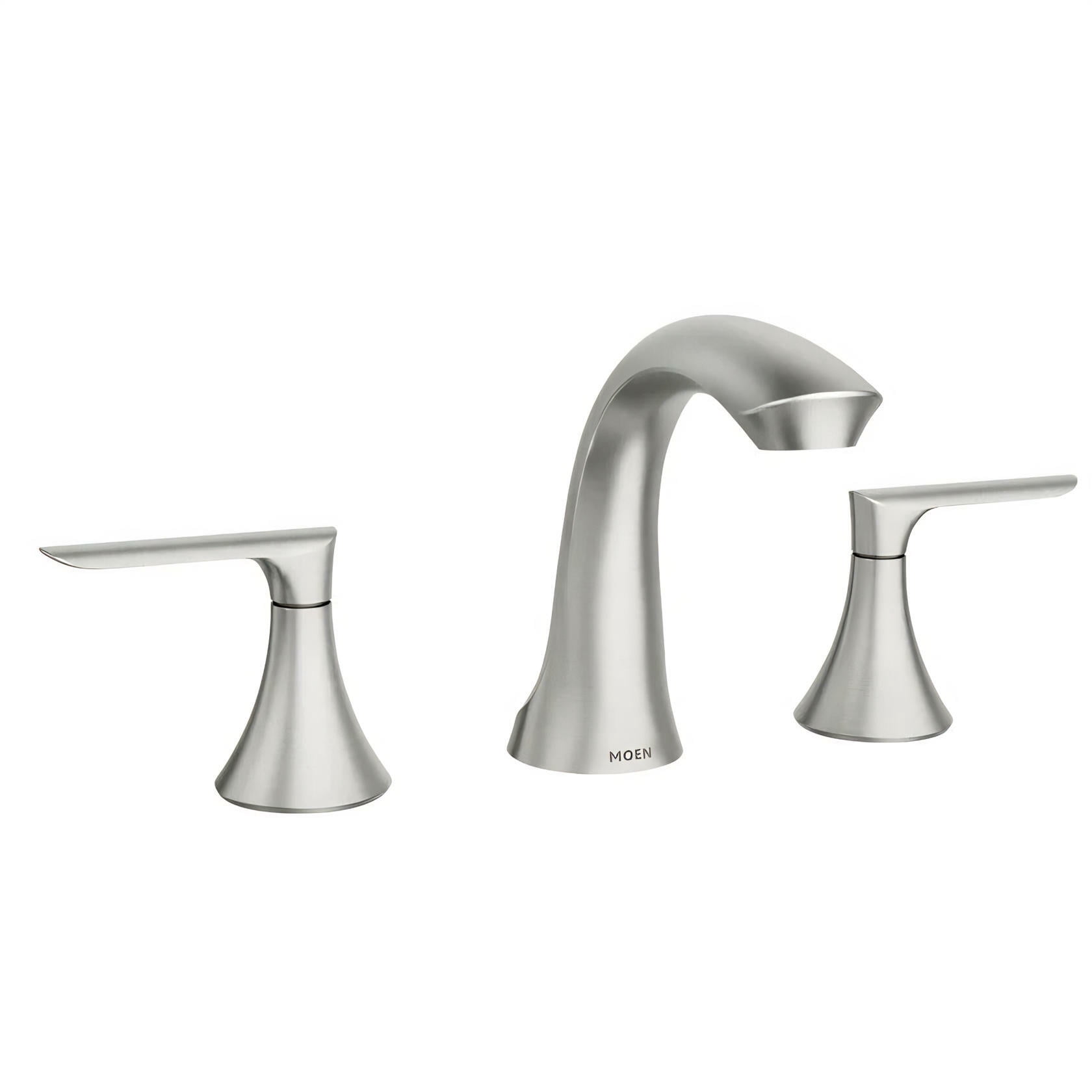 Moen 3829 Chrome Tub Non-Diverter Spout – 7 Inch Length, 5.5 Inch Clearance, Slip-Fit