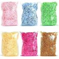 thumbnail image 1 of 600g Pack Shredded Raffia Paper - Crinkle Confetti For Gift Basket Filler - Multicolor, 1 of 5