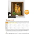 thumbnail image 7 of DecorArts - The Kiss, by Gustav Klimt. Giclee Print& Museum Quality Framed Art for Wall Decor. 16x20", Frame size: 22x26", 7 of 7