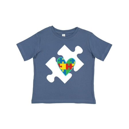

Inktastic Autism Puzzle Piece Autistic Spectrum Awareness Gift Toddler Boy or Toddler Girl T-Shirt