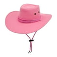 thumbnail image 2 of Cowboy Hats for Men Leather Cowboy Hat Pink Cowboy Hat Fashion Hats for Men M, 2 of 3