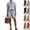 43# Light Blue, variant on Linen 2 Piece Sets for Women Zip Stand Collar Short Sleeve Top Drawstring High Waist Shorts Casual Matching Outfits Army Green XXL