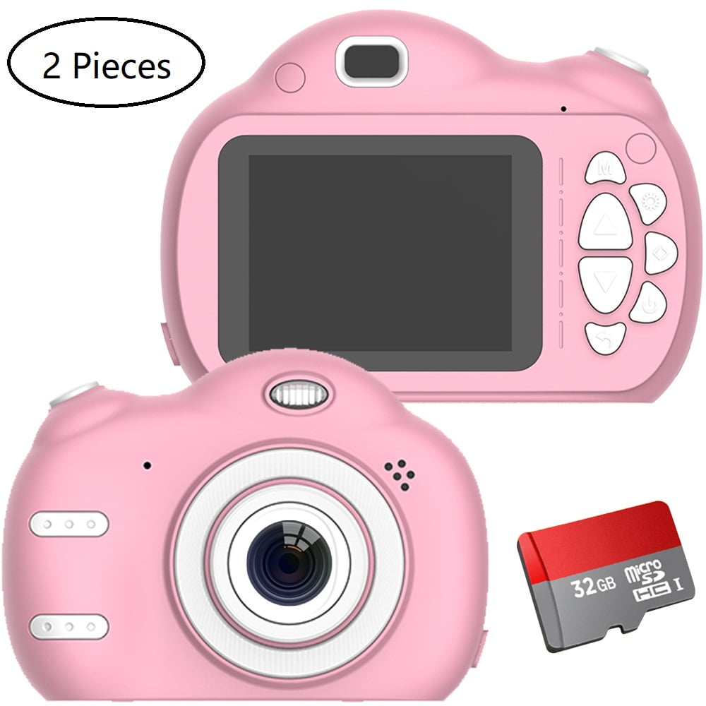 2019 Best Gift!! Cathy Clara Kids Camera HD Digital Children Camcorders 2.3 inch Screen for Boys Girls Gifts Educational Game Developmental Baby Toys 