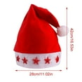 thumbnail image 5 of Classic Red Santa Hat for Adult Christmas Holiday Festive Party Celebration Accessory, 5 of 7