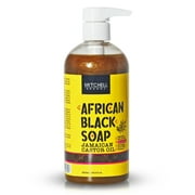 Mitchell Brands African Liquid Body Washes & Shower Gels Bath Soaps with Jamaican Castor Oil 500ml