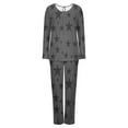 thumbnail image 4 of Censtreet Women's Pajama Set, 2 Piece Lounge Outfits Button-Down Sleepwear Long Sleeve With Pockets Ladies Pjs, 4 of 7