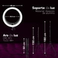 thumbnail image 3 of Neewer Rp18h Anillo De Luz Led 19 3 Soportes Para Teléfono, 3 of 6