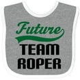 thumbnail image 3 of Inktastic Future Team Roper Boys Baby Bib, 3 of 4