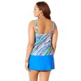 thumbnail image 2 of Swimsuits for All Flared Tankini Set With Side Slit Skirt, 2 of 5