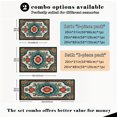thumbnail image 3 of Floral Kitchen Rugs Sets of 3, Non Slip Kitchen Rugs and Mats Washable Farmhouse Kitchen Rugs Floral Kitchen Floor Mat Carpet Runner Rugs for Hallway Laundry Room, 3 of 12