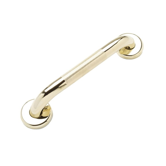Bathroom Safety Grab Bar for Shower Toilet Tub - Polished Brass/ADA/304 Stainless Steel/Knurled/ 36"