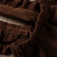 thumbnail image 6 of Toddler Baby Girls Corduroy Suspender Skirt Ruffle Hem Solid Color Sleeveless Strap Overall Dress, 6 of 6