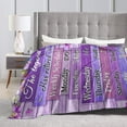 thumbnail image 3 of LHSHID Retirement Gifts Throw Blanket Soft Fuzzy Fleece Blanket For Couch Bed Living Room Decoration 60x80in, 3 of 5