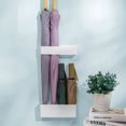 thumbnail image 3 of keepw Wall-mounted Umbrella Storage Rack Entryway Clutter-free White Widely Used, 3 of 6