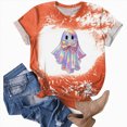 thumbnail image 7 of TOWED22 Halloween Teacher Shirts for Women Cute Spooky Season T Shirt Funny Bow Ghost Graphic Tee Tops Short Sleeve Shirt(Orange,XXL), 7 of 7