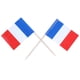 thumbnail image 5 of 200Pzs Mini Palillo de Dientes de Madera Con Bandera para Decorar Pasteles de Frutas de Fiesta - Francia (Azul, Blanco, Rojo), 5 of 9