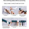 thumbnail image 2 of Wall Mounted Adhesive 3 Slot Toothbrush Holder Seamless Reusable Drill-free Toothbrush Organizer(white), 2 of 5