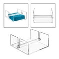 thumbnail image 3 of Acrylic Guest Towel Napkin Holder Elegant Rectangle Removable Clear Storage Tray, 3 of 8