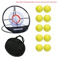 thumbnail image 1 of Golf Swing Trainer Chipping Net Golf Training Aids Indoor Outdoor Foldable Chipping Pitching Cages Hitting Mat Combination C, 1 of 6