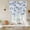 Blue, variant on Watercolor Forest Sage Green Balloon Curtains for Bedroom/Front Door/Bathroom, Abstract Art Modern Trees Tie Up Curtains 63 Inch Length Light Filtering Kitchen Curtains Shades for Windows 46"x63"