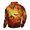 Brown, variant on GrmtClth Men's Long Sleeve Halloween Party Shirts Color Block Patchwork Skeleton Witch Ghost Pumpkin Design Stretch Comfortable Casual Athletic Golf Wear Tops Yellow M