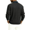 thumbnail image 3 of GrmtClth Mens V-Neck Sweaters Big & Tall V Neck Knit Sweaters Classic Basic Comfy Soft Long Sleeve Pullover Sweaters Black 2XL, 3 of 6