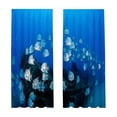 thumbnail image 2 of EGNMCR Trendy Printed Patterns With A Strong Decorative Look Light Blocking Curtains For Dorm Rooms Polyester Curtains, 2 of 6
