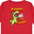 thumbnail image 4 of Inktastic Rawr I'm Two Dinosaur Boys or Girls Long Sleeve Toddler T-Shirt, 4 of 5